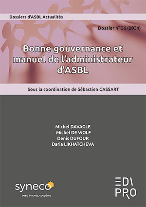 Bonne gouvernance et manuel de l'administrateur d'ASBL - Tarif membre - expédition comprise